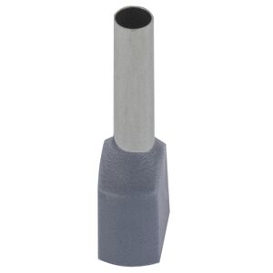 Aderendhülse Twin 0,75 mm² für 2 Adern grau, 100 Stück