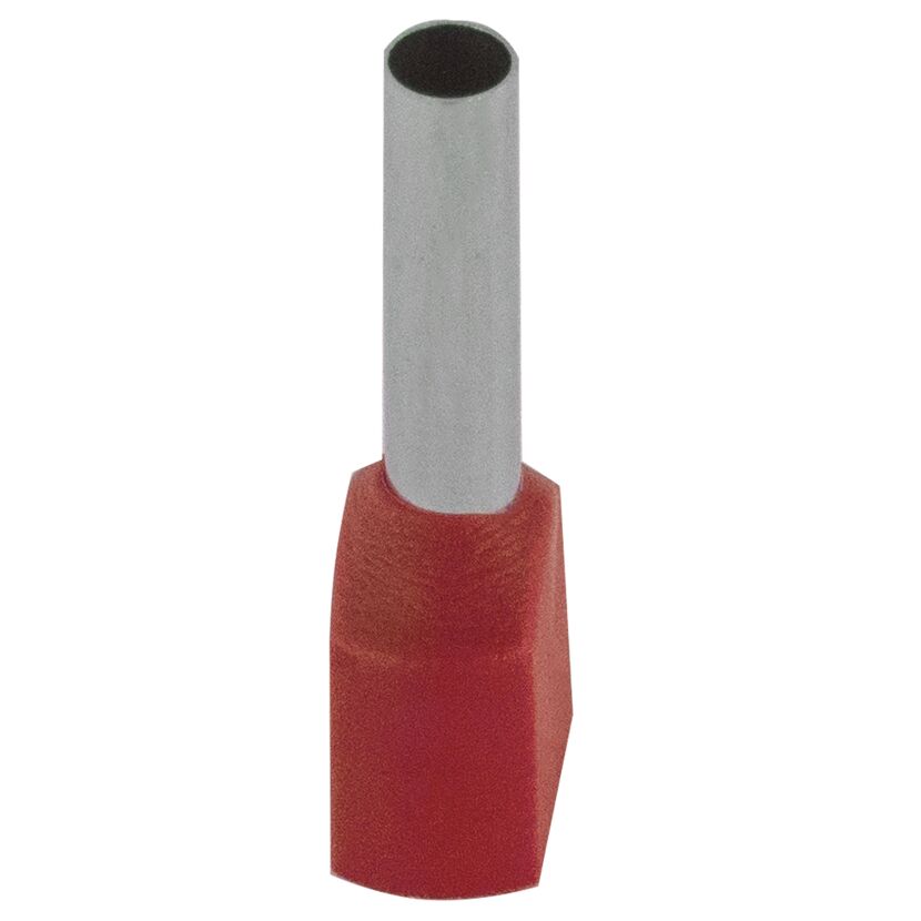 Aderendhülse Twin 1,0 mm² für 2 Adern rot, 100 Stück