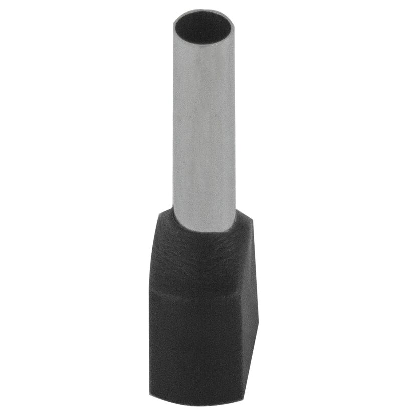 Aderendhülse Twin 1,5 mm² für 2 Adern schwarz, 100 Stück