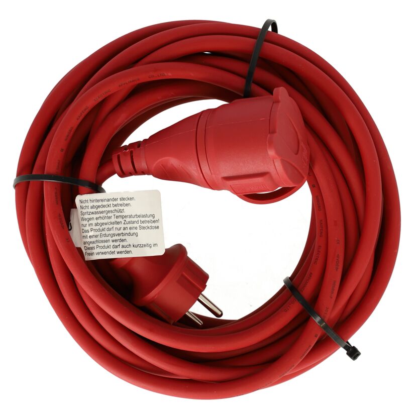 Verlängerung IP44 rot 10 m