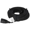 Verlängerungskabel 'H05RR-F 3G1,5' schwarz 25 m 1,5 mm²