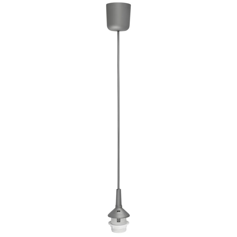 Leuchtenpendel chromfarben E27 60 W 70 cm