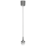 Leuchtenpendel chromfarben E27 60 W 70 cm