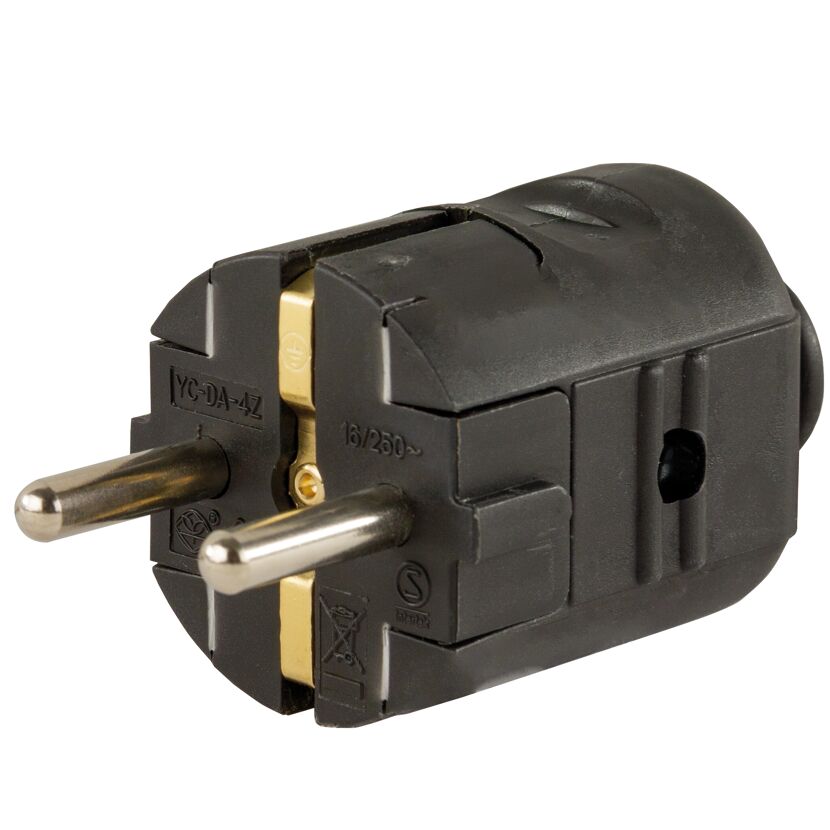 Schwarzer Stecker