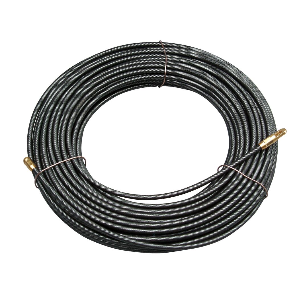 Profi-Einziehspirale Metall schwarz 20 m