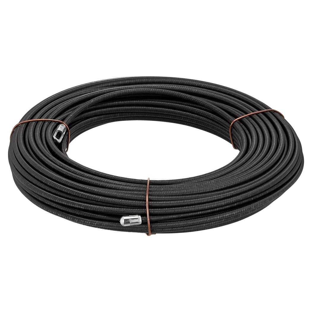 Profi-Einziehspirale Metall schwarz 20 m