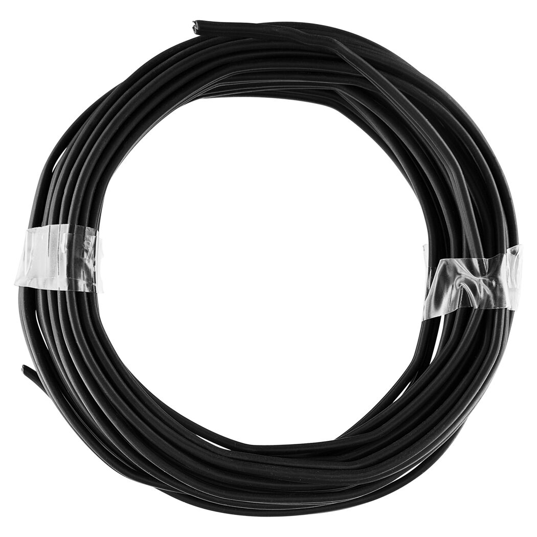 Rolle schwarzes Doppelleitungskabel