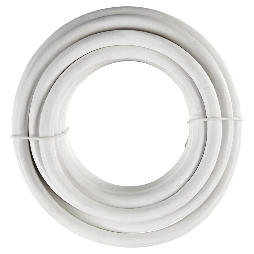 Aufgerolltes weißes Kabel