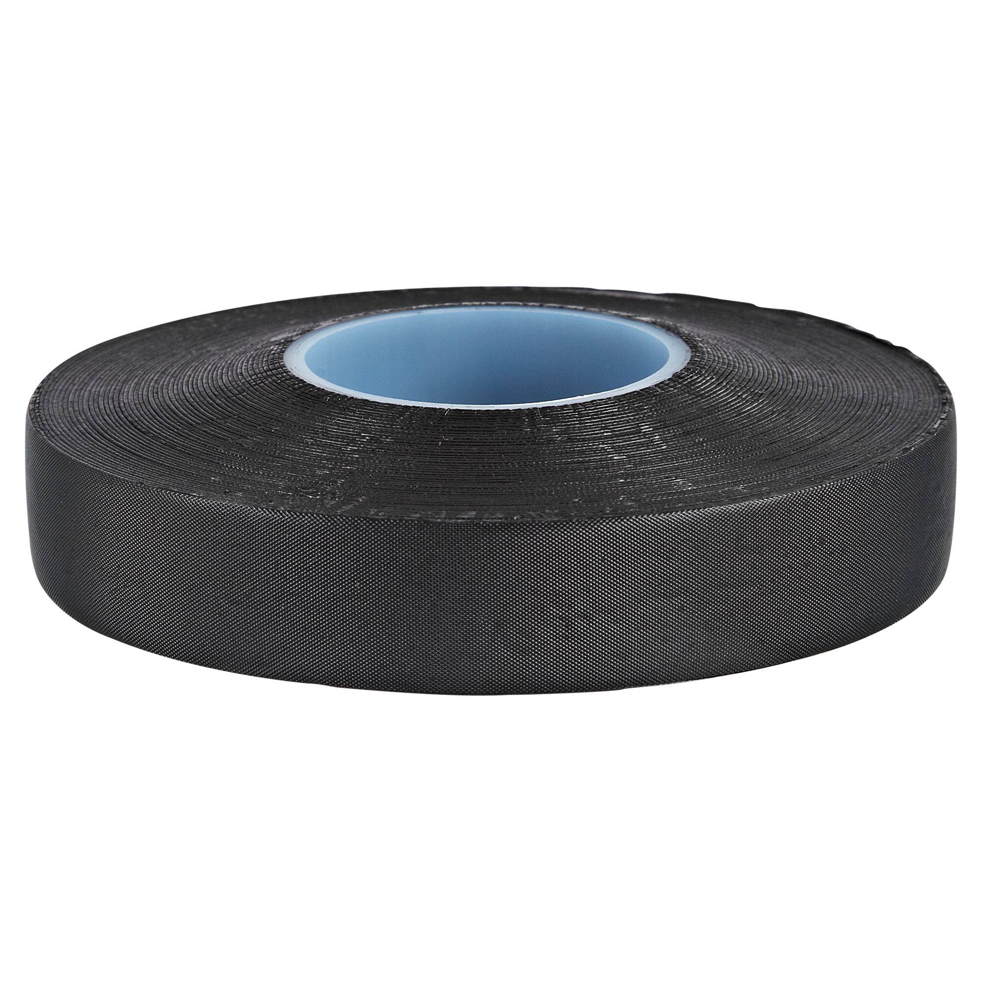 Schwarzes Isolierband auf weißem Hintergrund