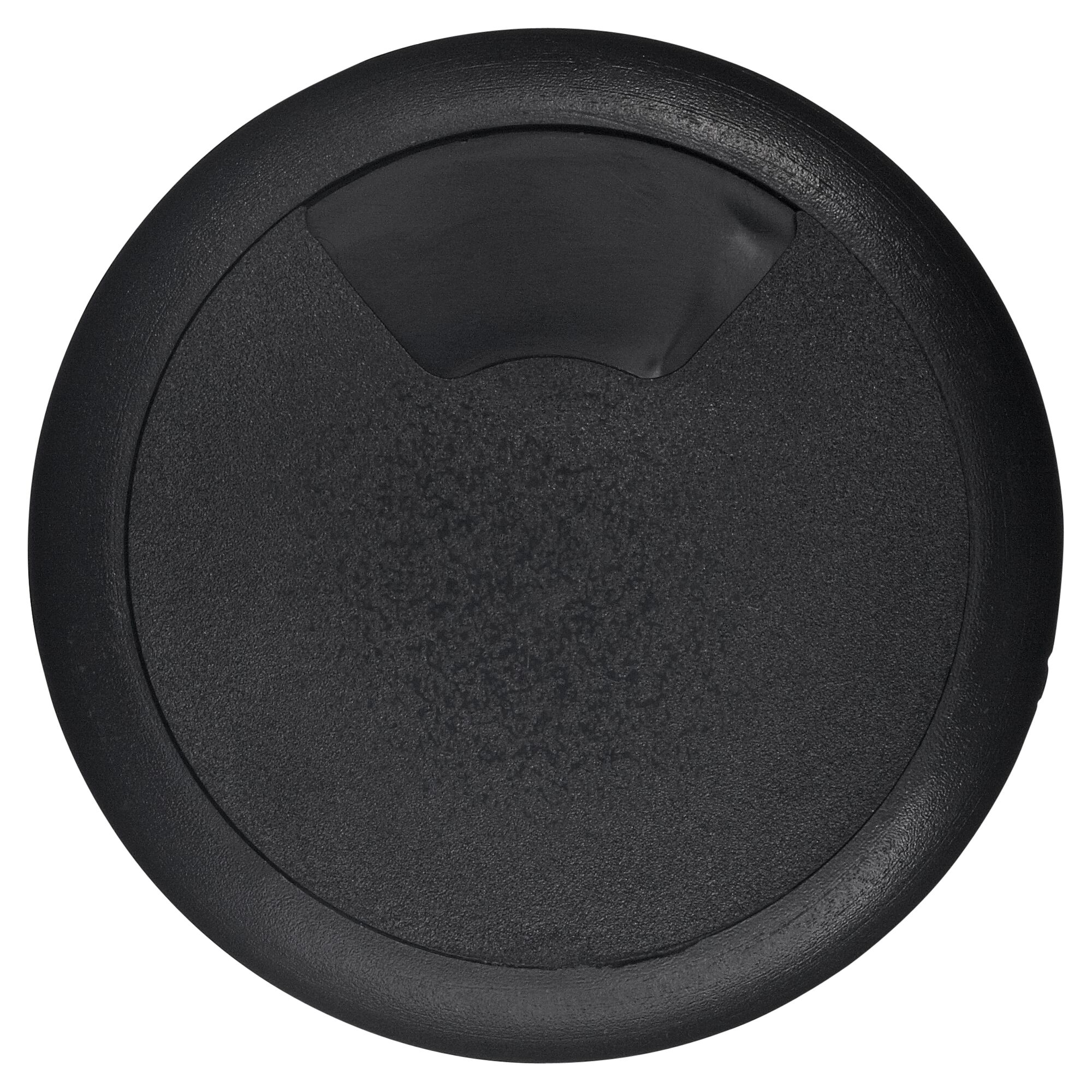 Schwarze Kabeldurchlassdose