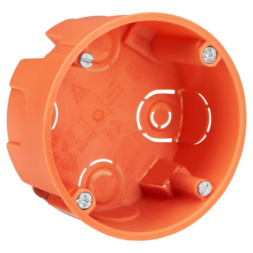 Orange Hohlwanddose