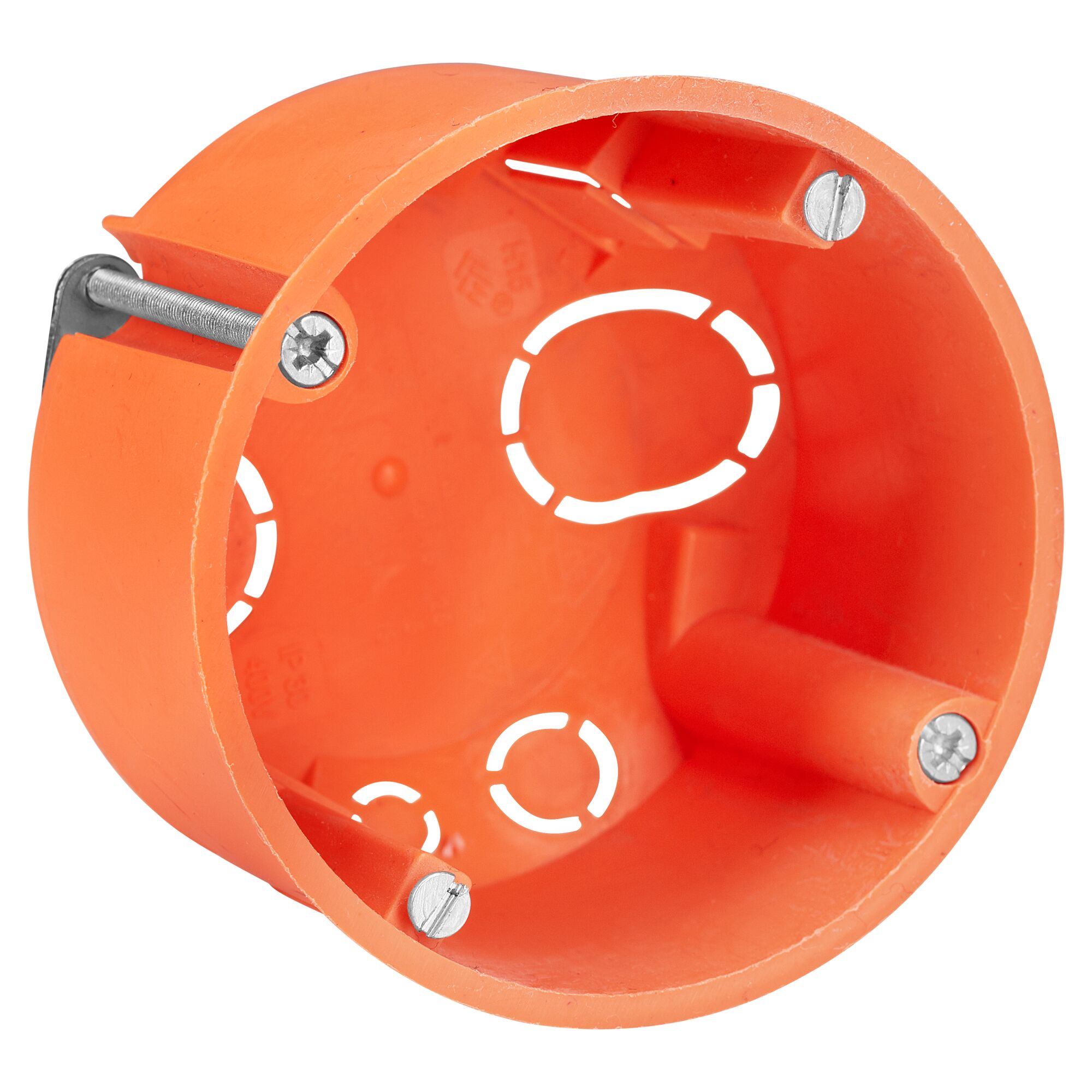 Orange Hohlwanddose