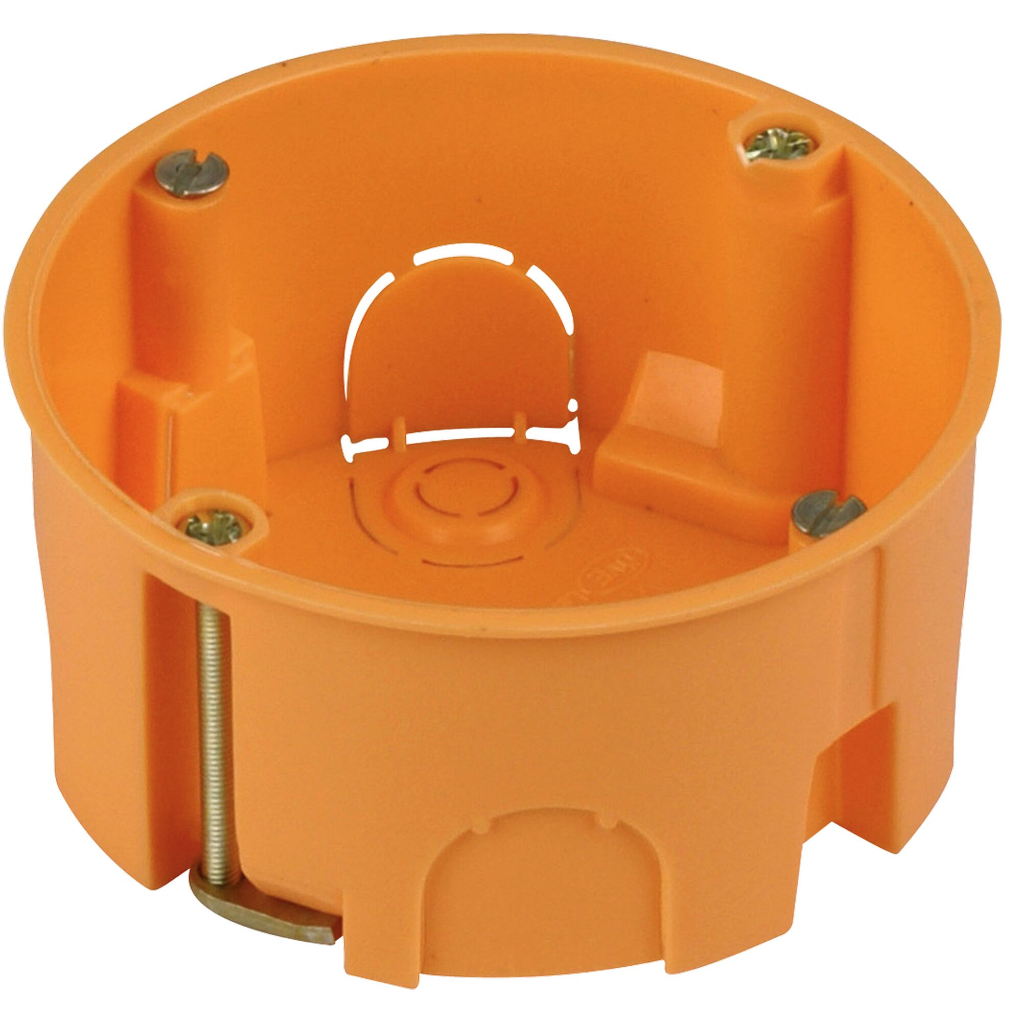 Orange Hohlwanddose