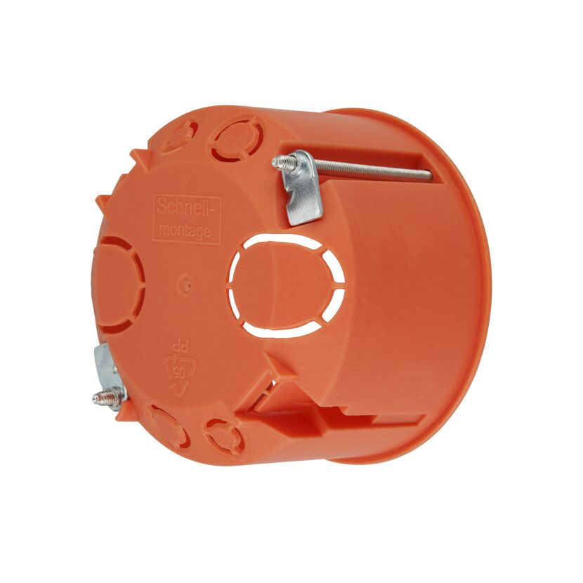 Orange Hohlwanddose
