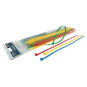 toom Kabelbinder mehrfarbig 30 cm 100 Stück