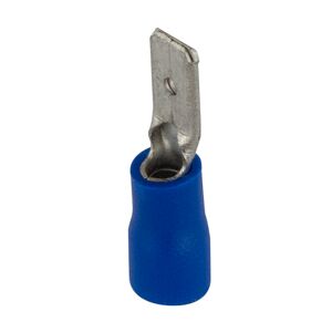 Flachstecker 4,8 x 0,8 mm blau, 25 Stück