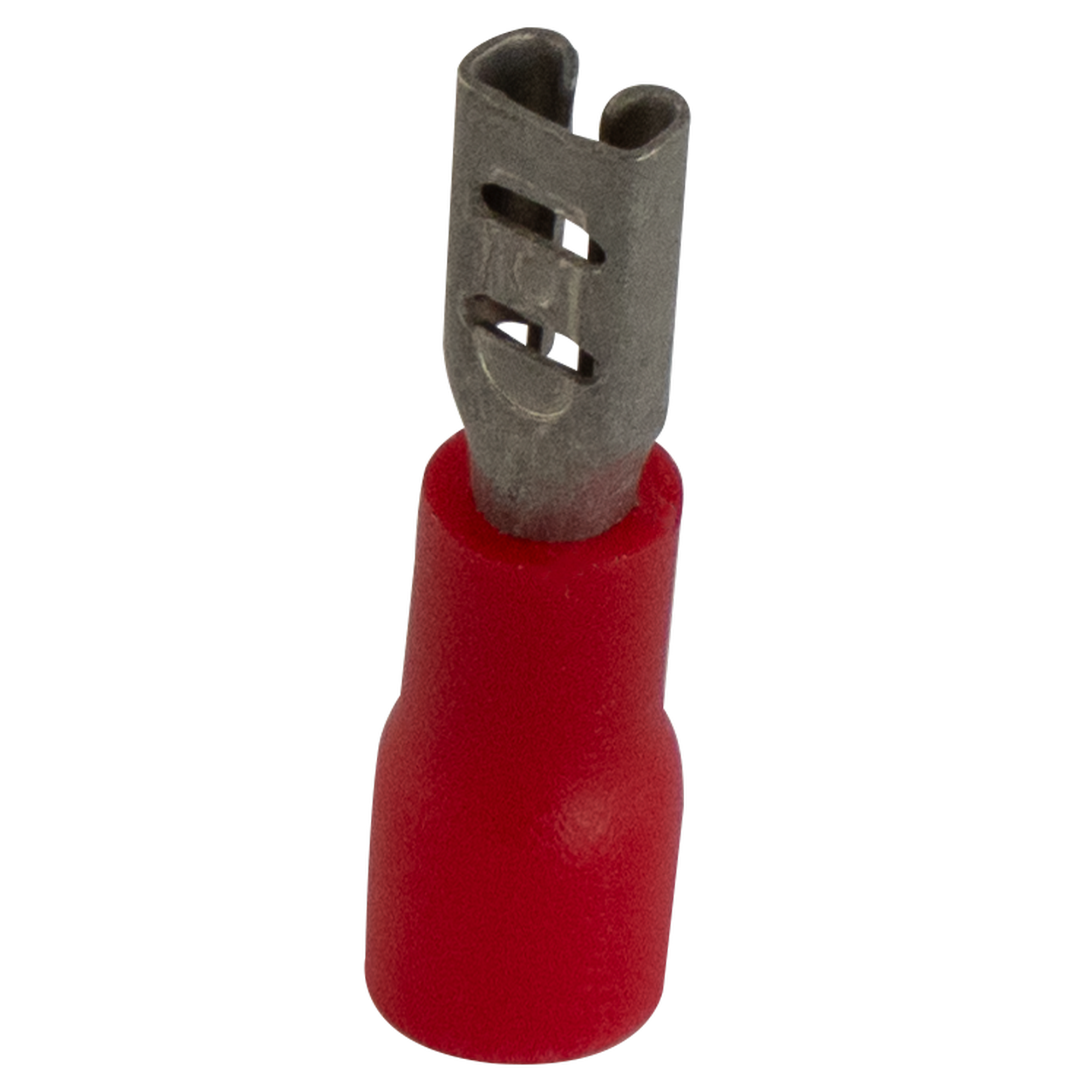 Flachsteckerhülse 2,8 x 0,8 mm rot, 25 Stück