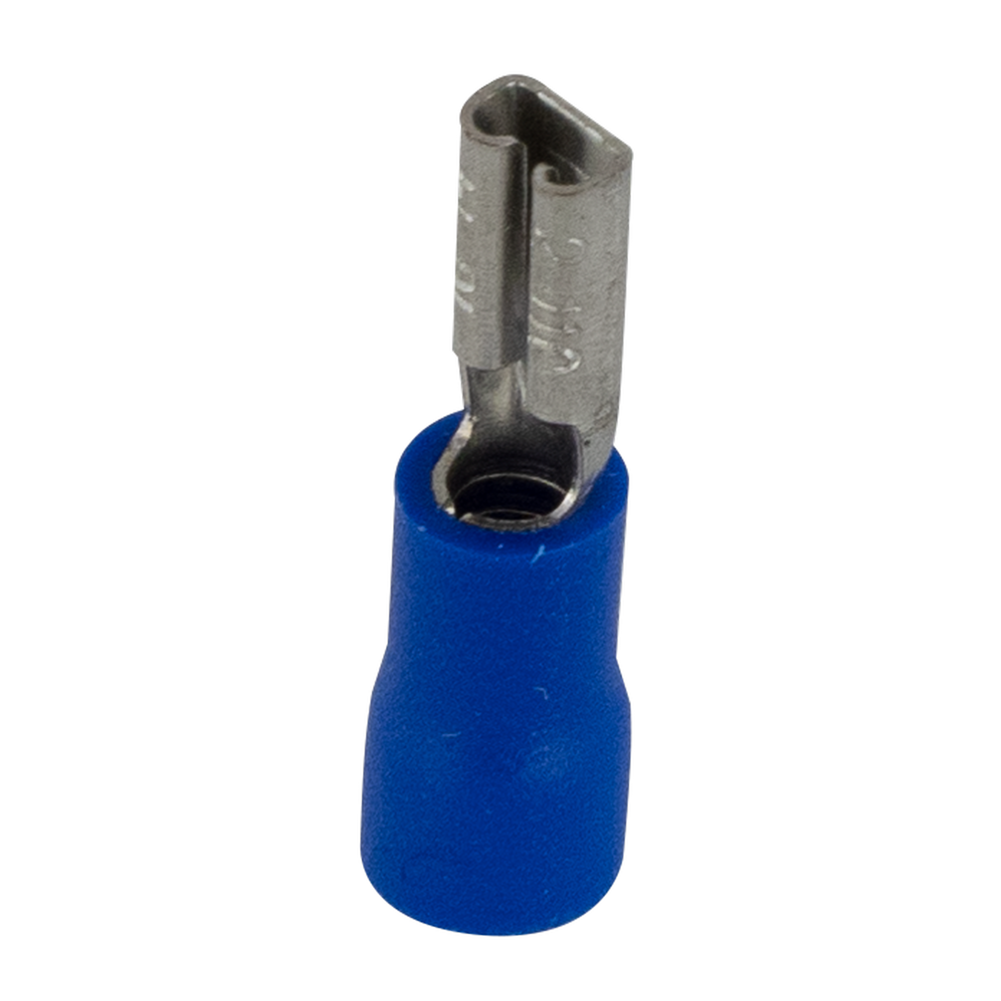 Flachsteckerhülse 2,8 x 0,8 mm blau, 25 Stück