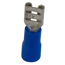 Flachsteckerhülse 4,8 x 0,8 mm blau, 25 Stück