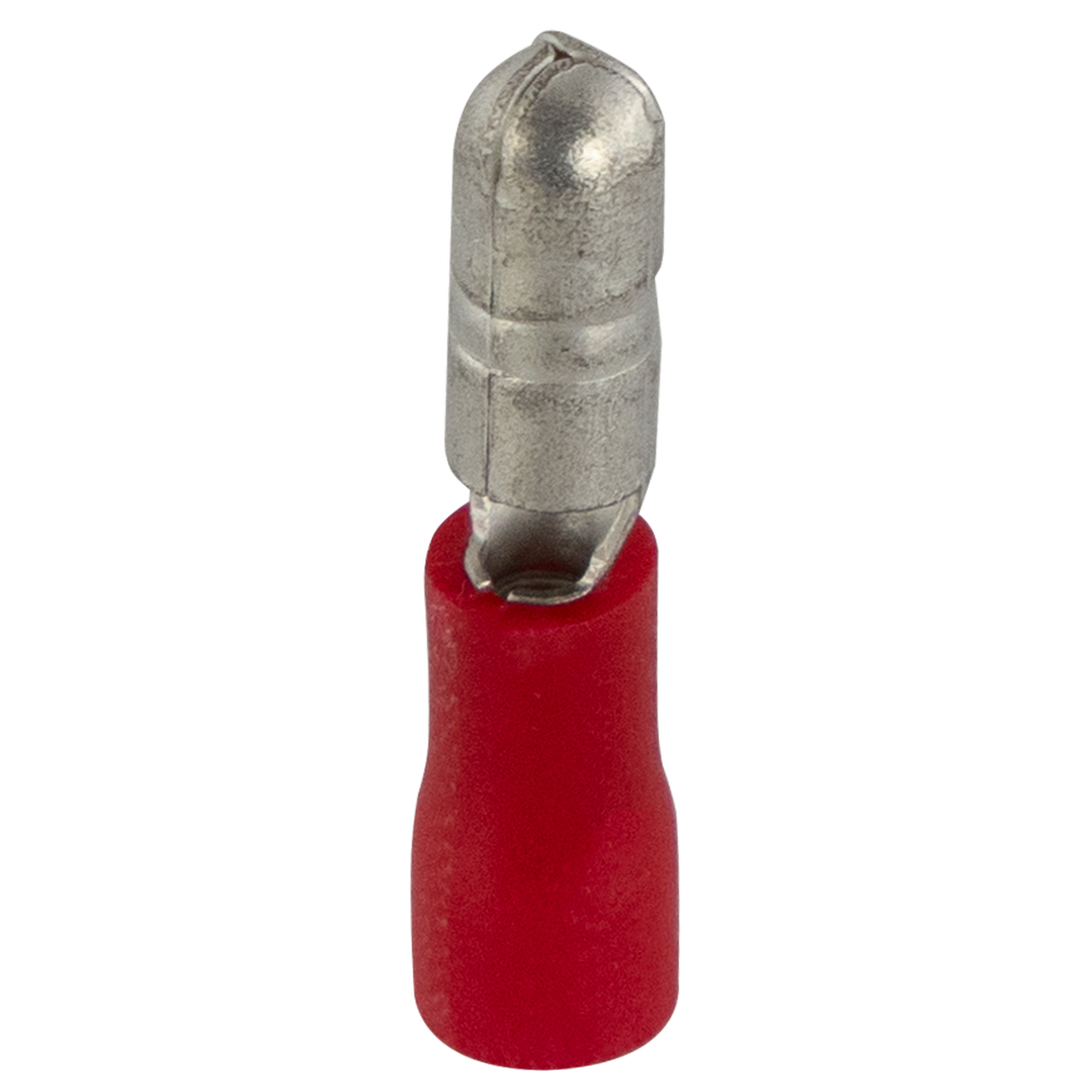 Rundstecker Ø 4 mm/0,5-1,5 mm² rot, 25 Stück
