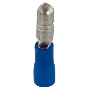 Rundstecker Ø 5 mm/1,5-2,5 mm² blau, 25 Stück