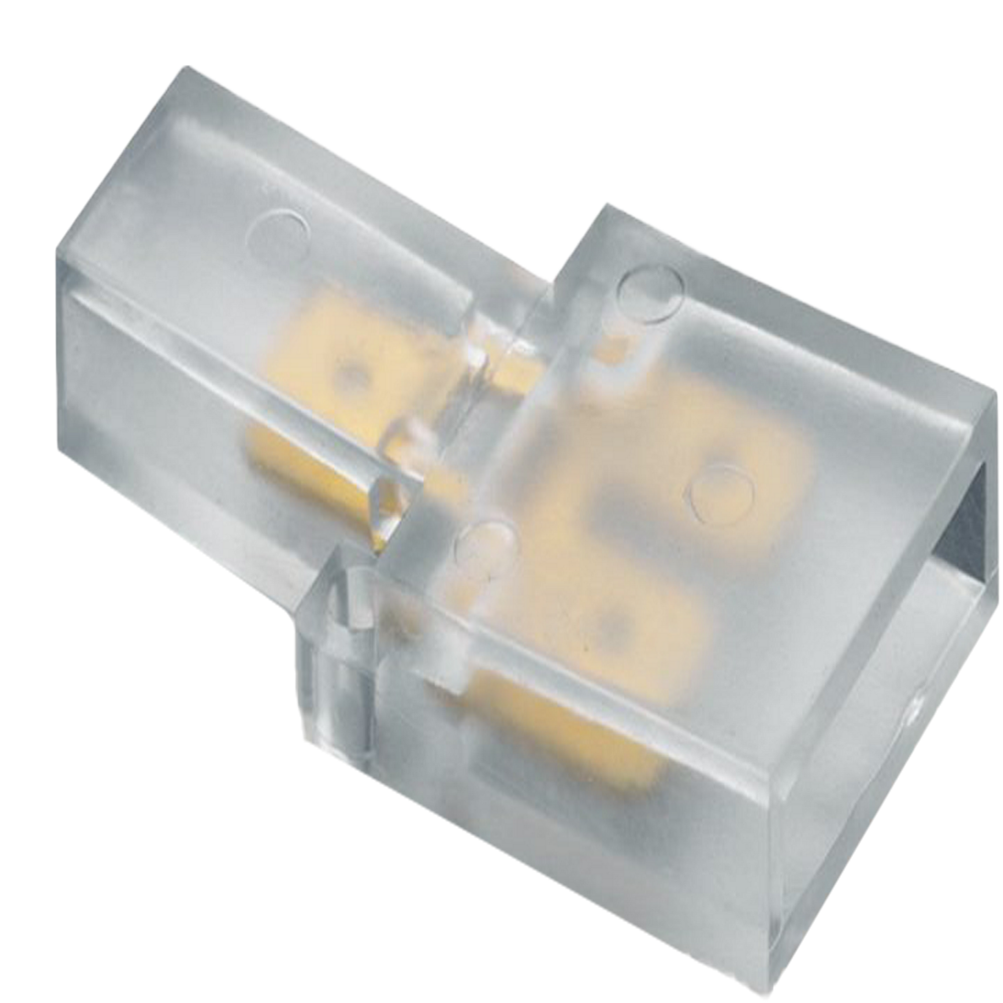 Flachstecker-Abzweiger 6,3 x 0,8 mm transparent, 3 Stück