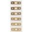 Flachstecker-Leiste 12-polig 6,3 x 0,8 mm transparent