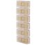 Flachstecker-Leiste 12-polig 6,3 x 0,8 mm transparent