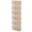 Flachstecker-Leiste 12-polig 6,3 x 0,8 mm transparent