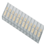 Flachstecker-Leiste 12-polig 6,3 x 0,8 mm transparent