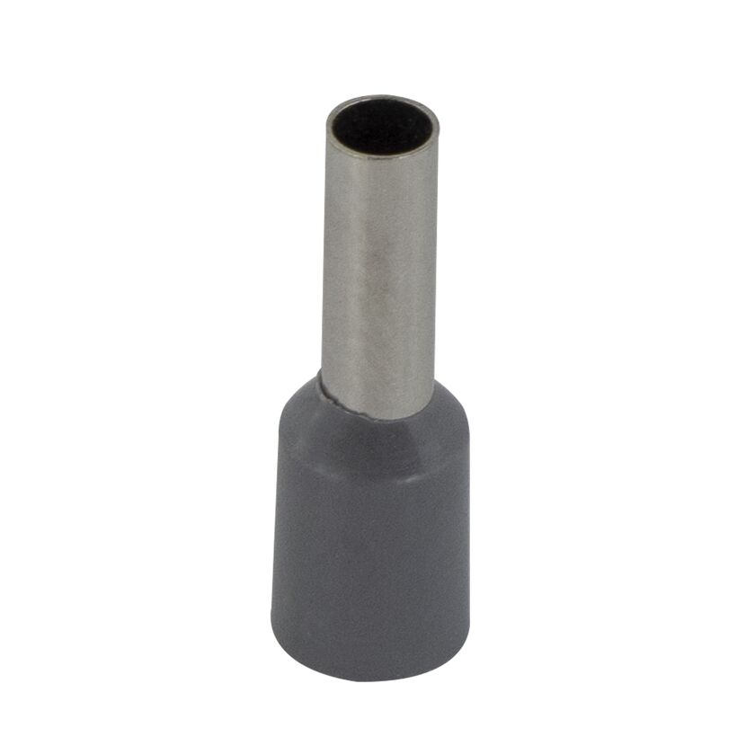 Aderendhülse isoliert 4,0 mm² grau, 50 Stück