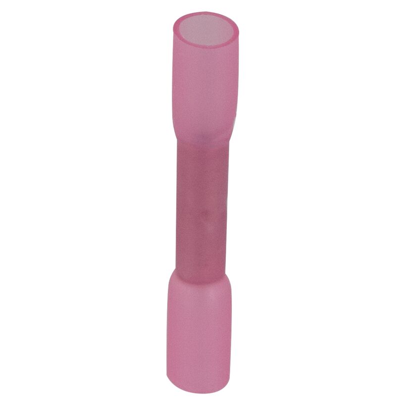 Schrumpf-Stoßverbinder 0,5-1,0 mm² rot, 10 Stück