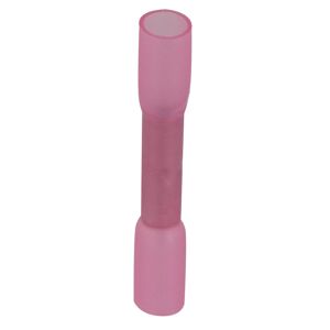 Schrumpf-Stoßverbinder 0,5-1,0 mm² rot, 10 Stück