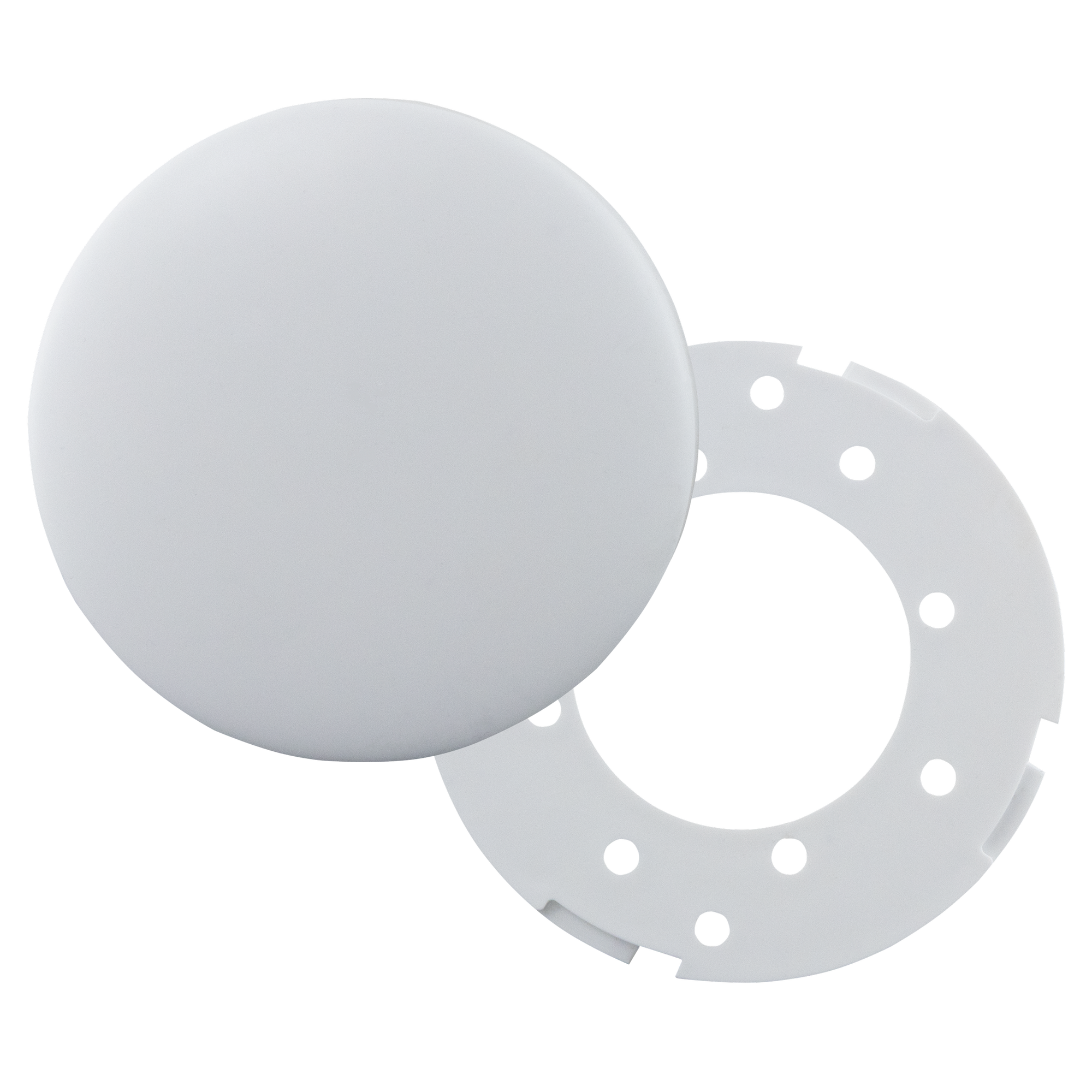 Deckenverteilerdose flach weiß