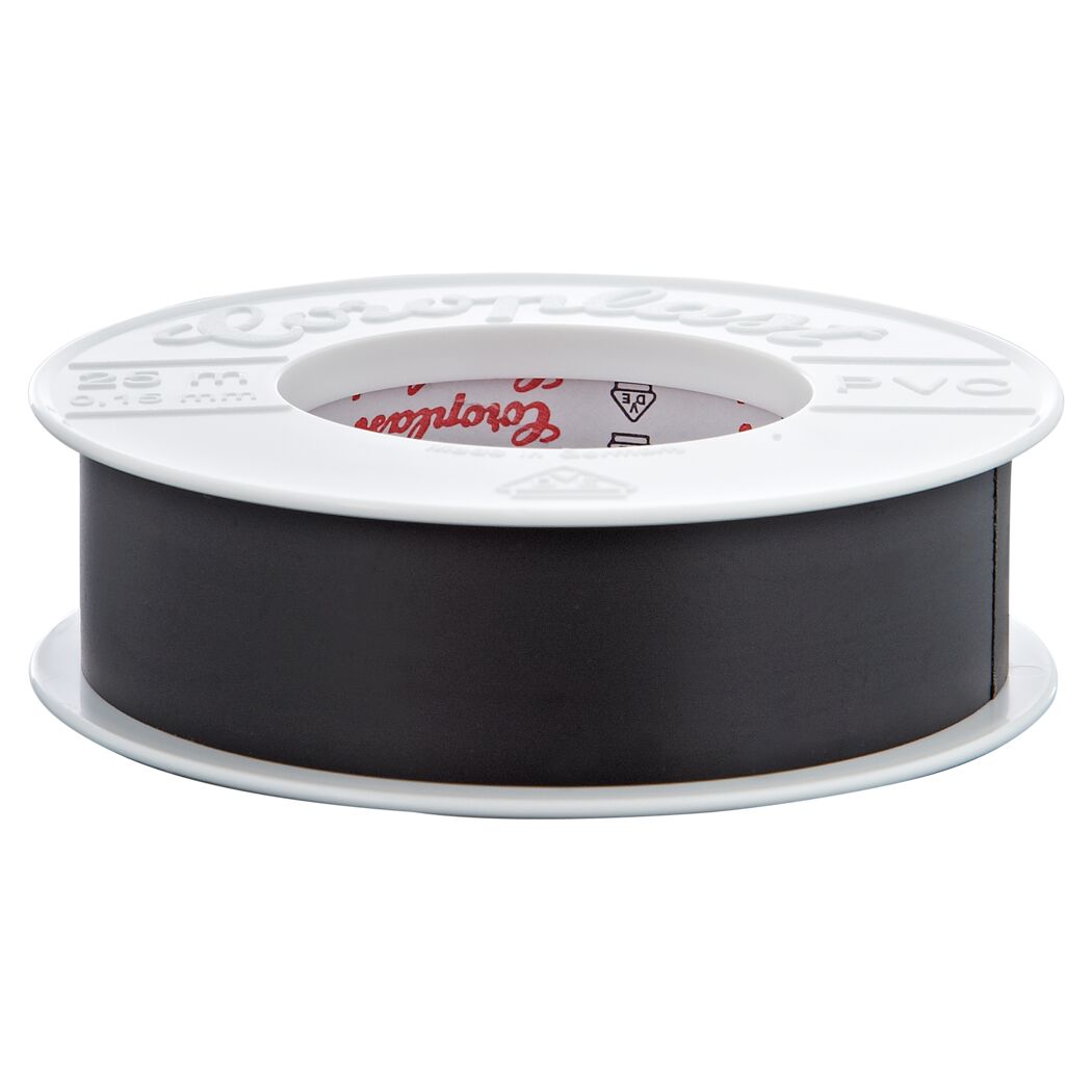 Schwarzes Isolierband von Coroplast