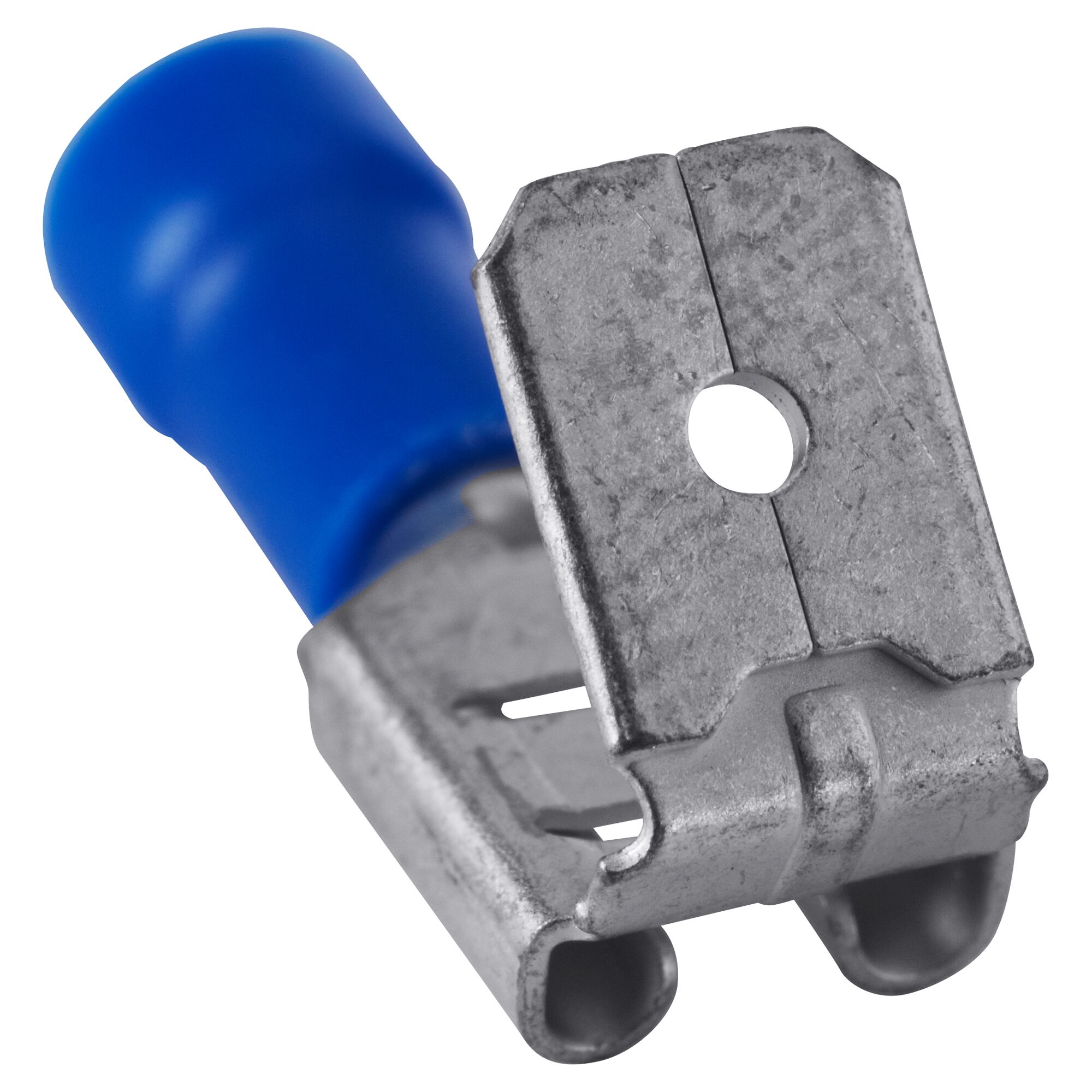 Blauer Flachstecker