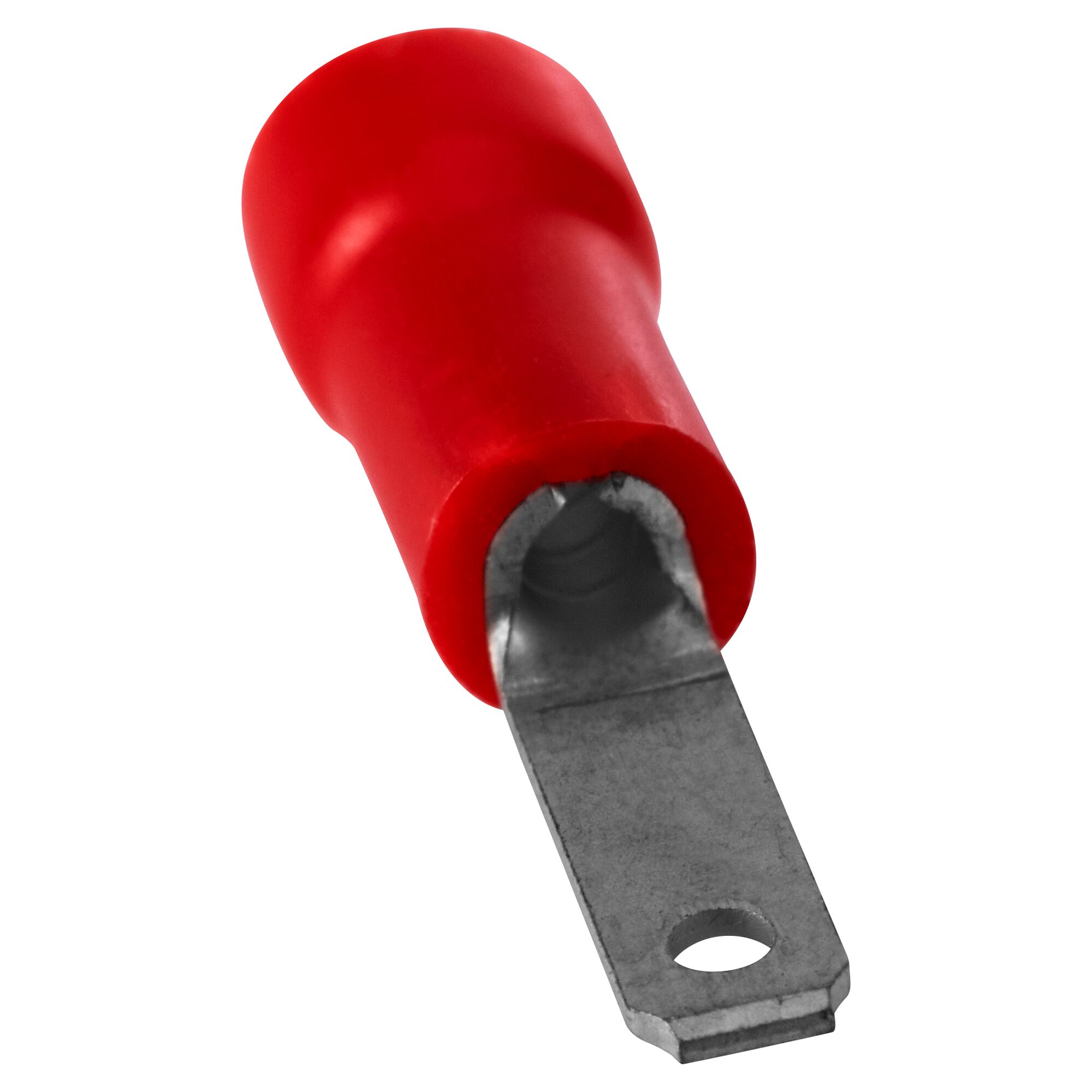 Roter Flachstecker 0,5-1,5qmm