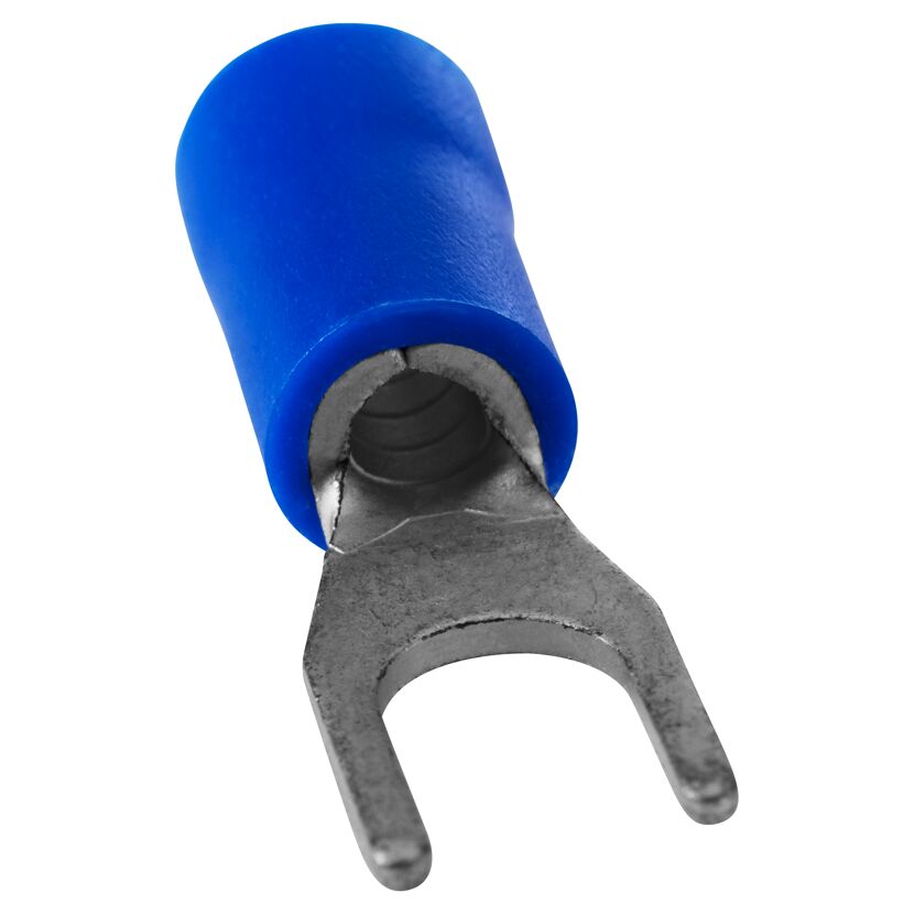 Blauer Kabelschuh