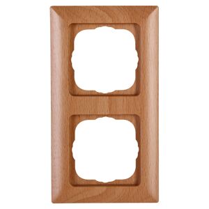 2-fach Rahmen 'Milano' buchefarben