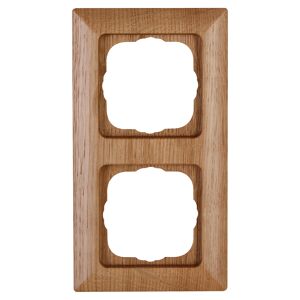 2-fach Rahmen 'Milano' eichefarben