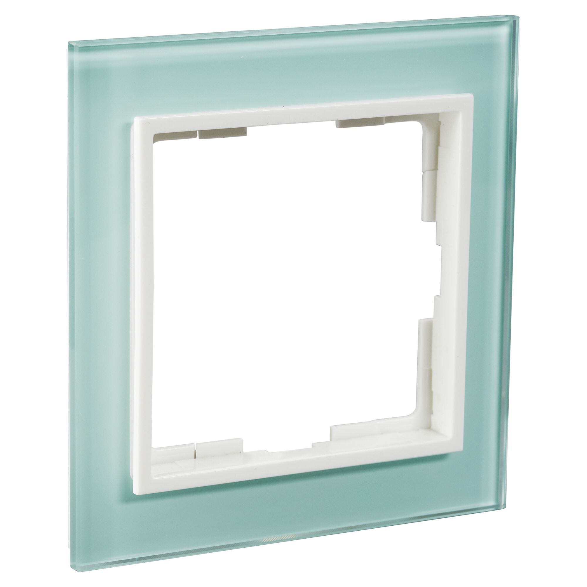 Rahmen 1-fach DesignLine Echtglas transparent