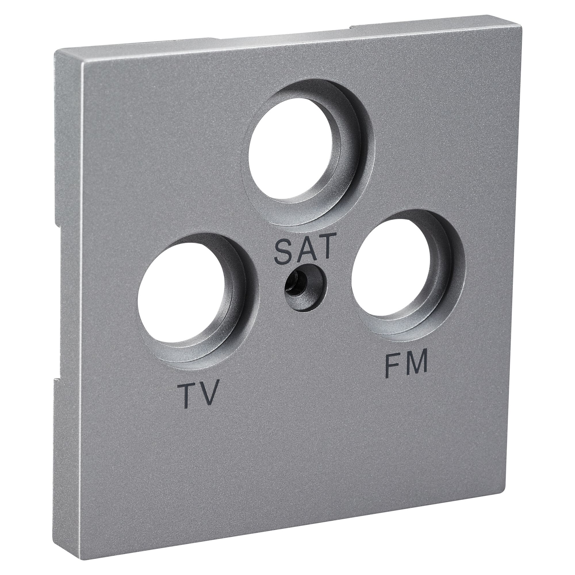 SAT-Abdeckung DesignLine silber