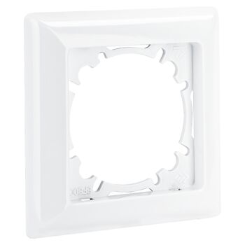 Abdeckrahmen 1-fach weiß