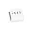 Verkleinertes Bild von USB-Ladegerät weiß/schwarz 4-fach
