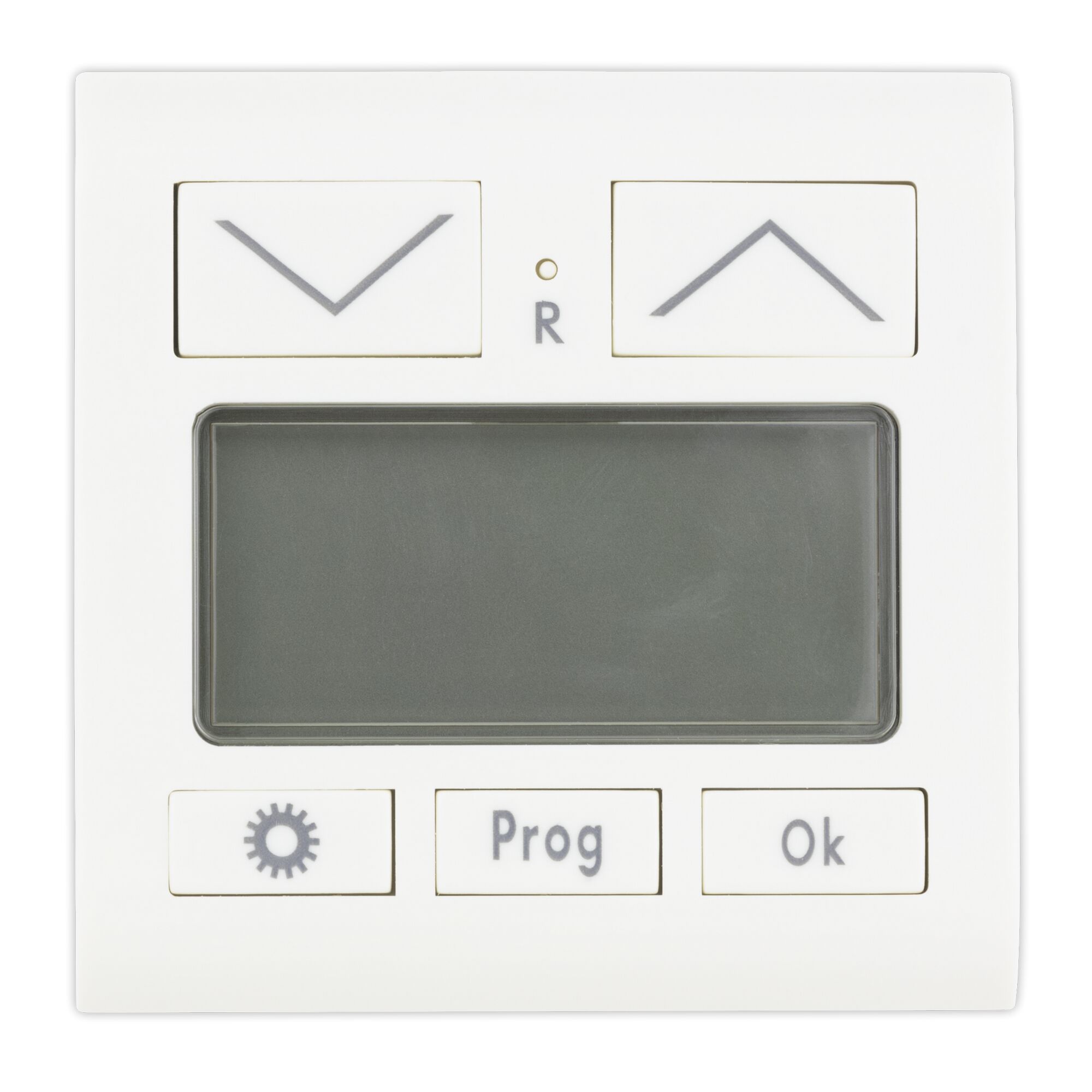 Digitale Zeitschaltuhr weiß mit Display