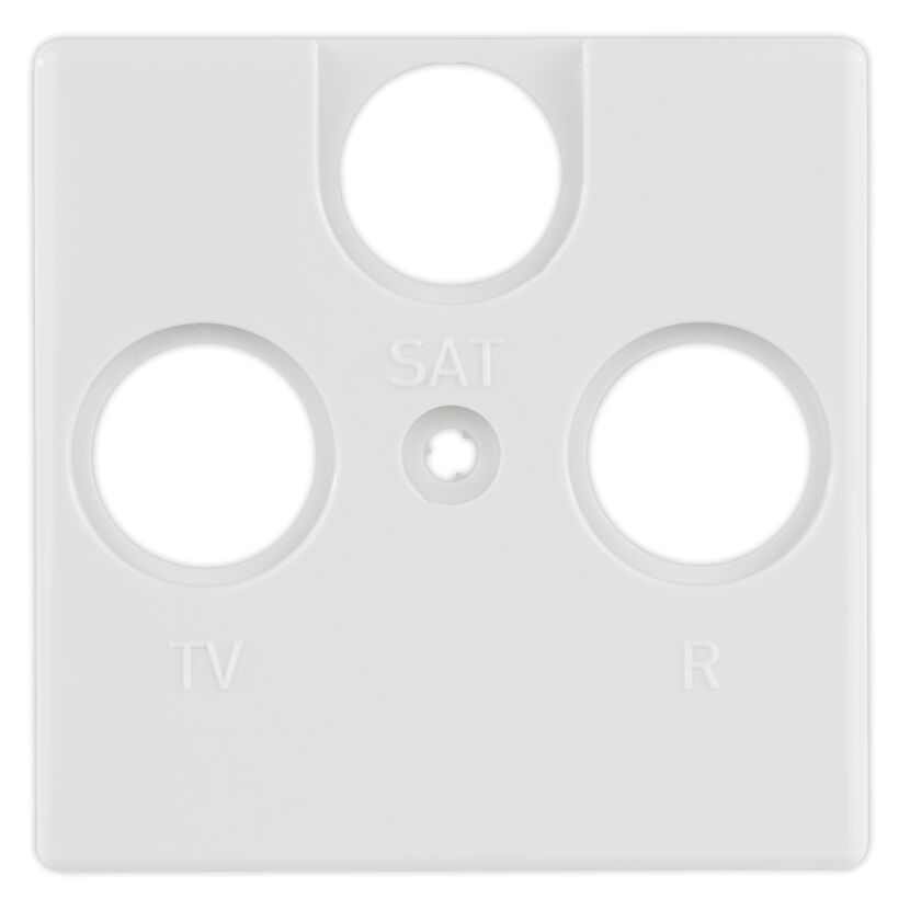 Weiße SAT-Abdeckung ClassicLine