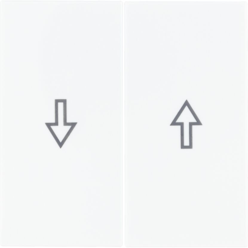 Doppelwippe Jalousie DesignLine weiß
