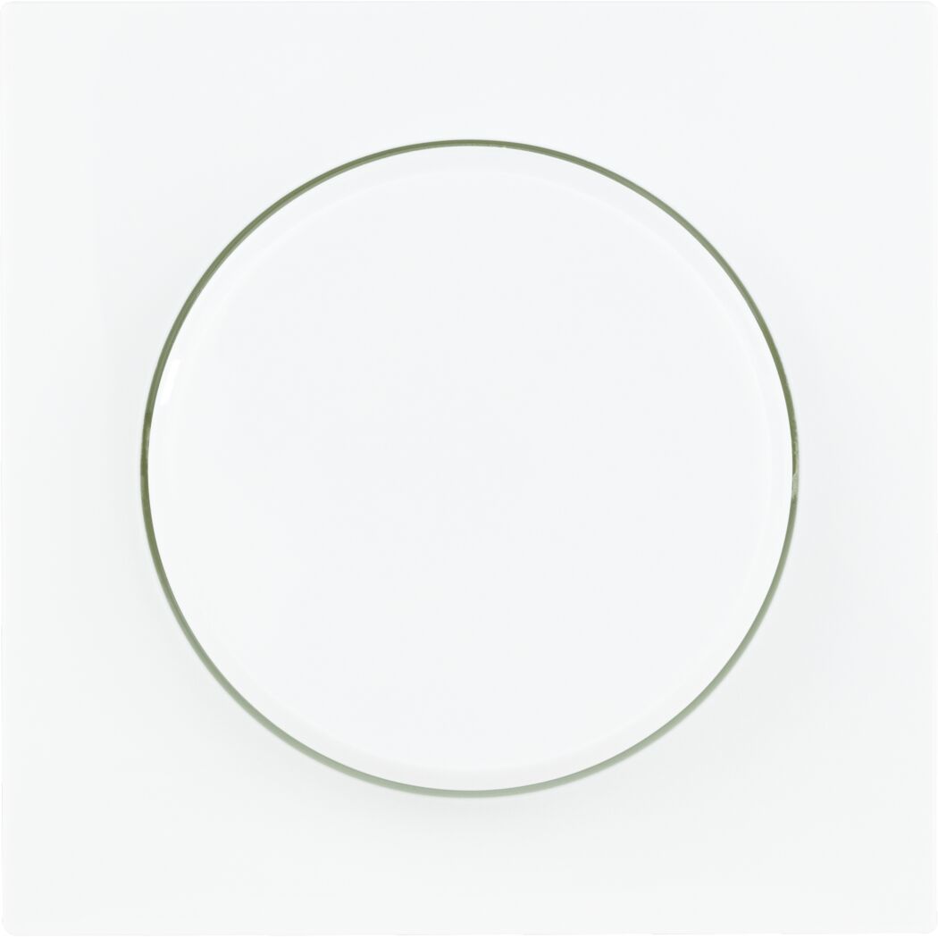 Weiße Dimmer-Abdeckung DesignLine