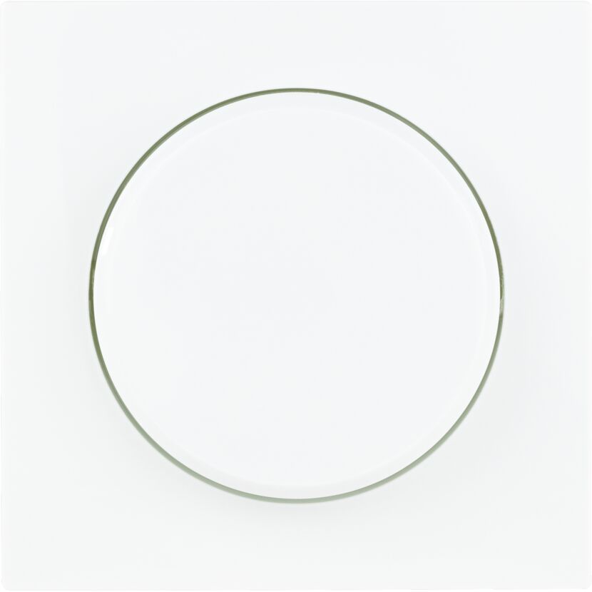 Weiße Dimmer-Abdeckung DesignLine