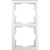 Rahmen 2-fach DesignLine, silber